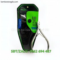 Kềm Nghĩa D03 – Kềm 2 mang vuông 2 chống chuẩn cho thợ nail chuyên nghiệp