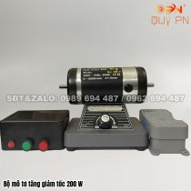 Mô tơ giảm tốc 200W  nâng cấp máy nghề của bạn chỉ trong 1 bước